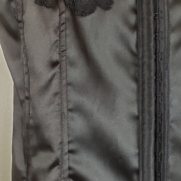 2 piece Black Evening Dress & Corset - Picture 8 of 8